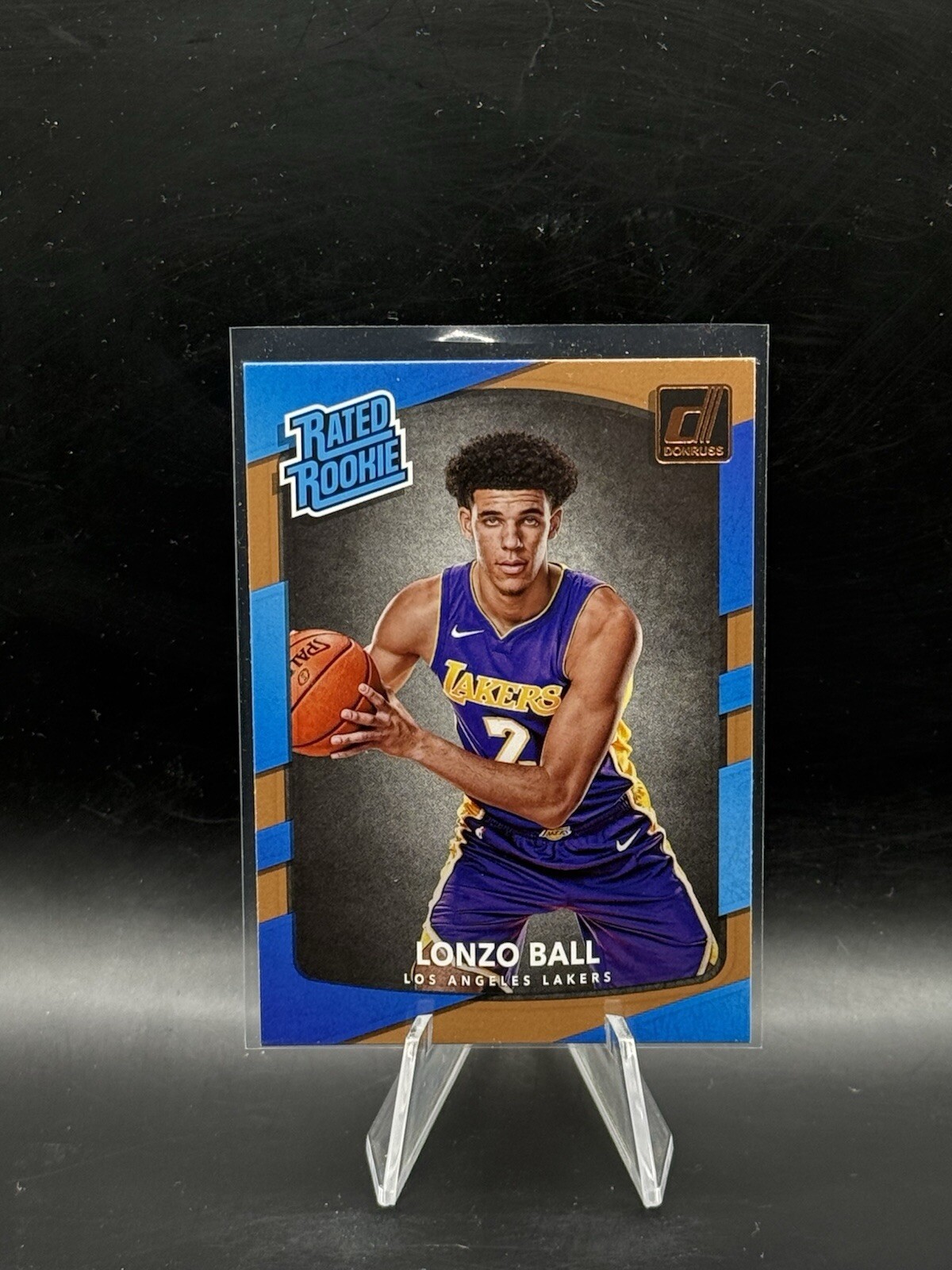 2017-18 Panini Donruss Bronze Lonzo Ball Rated Rookies #199 Lakers / Bulls