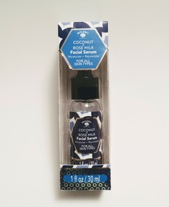 coconut rose milk facial serum