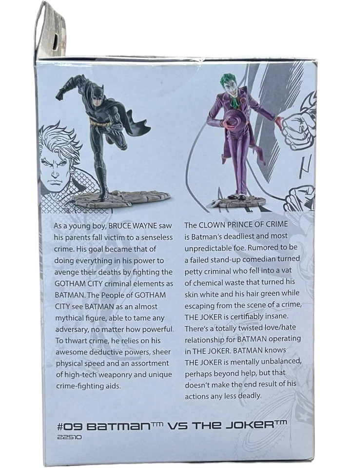 施莱希正义联盟 #09 蝙蝠侠对小丑 #22510 收藏品 全新 — 第 3/4 张图片