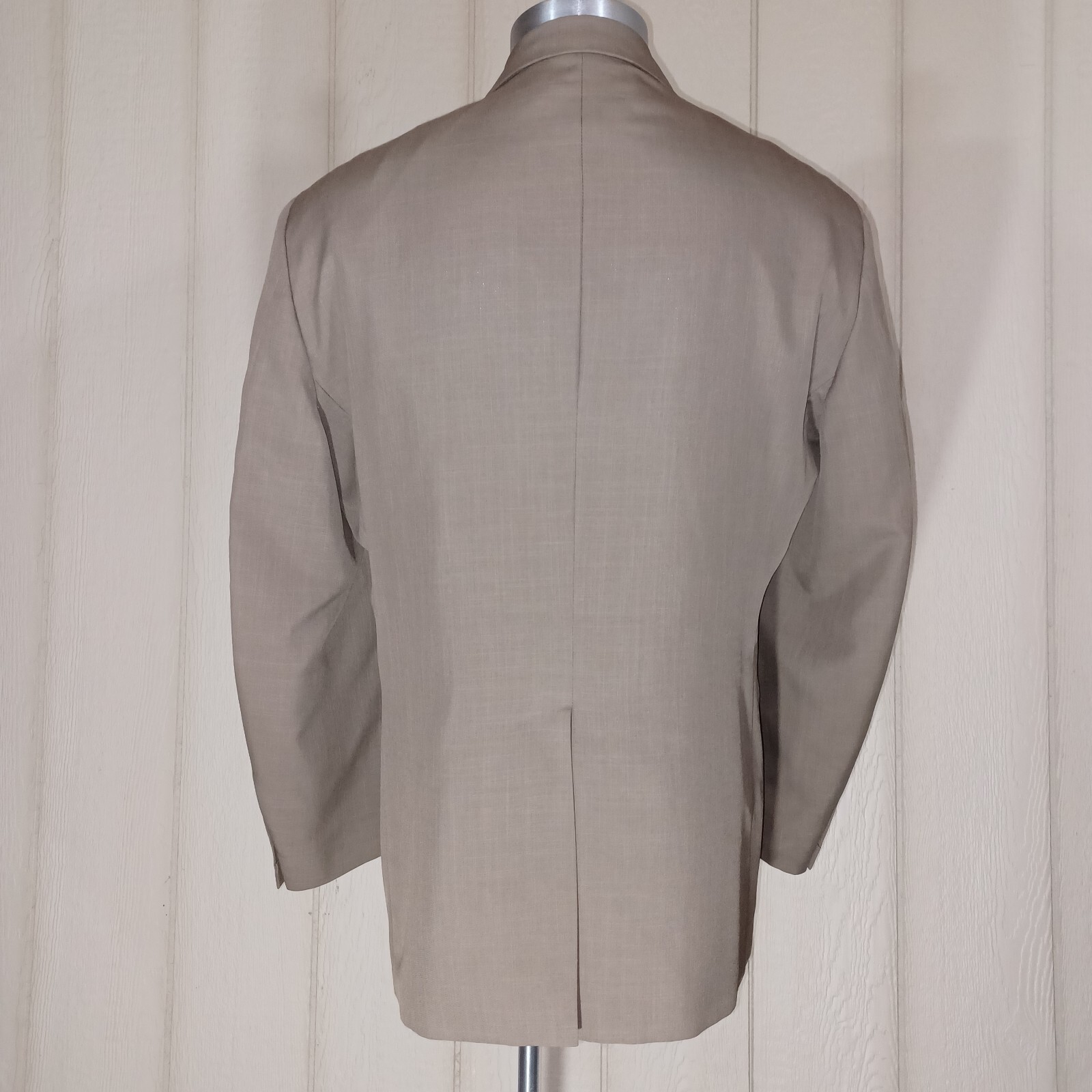 STAFFORD Blazer Mens 48L Brown Suit Jacket Sport Coat Interview Classy