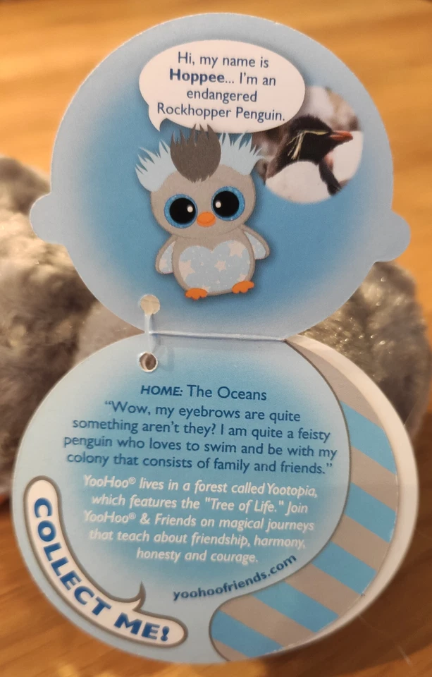 YooHoo & Friends Hoopee der Pinguin von Aurora World Plüsch - Bild 2 von 3