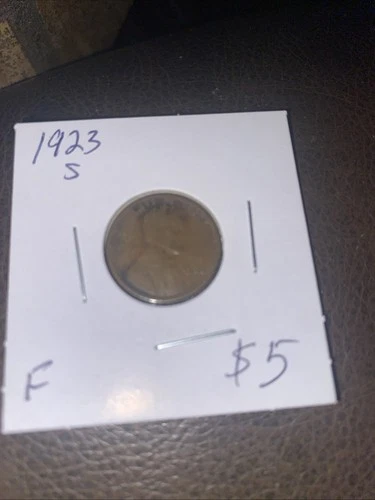 1923 S Lincoln Cent F.  $5