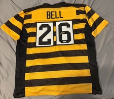 Leveon Bell Autographed Jersey #26 Bumblebee Football Jersey Beckett Witnessed