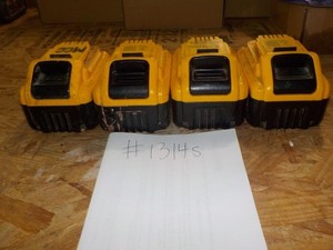 Dewalt 20v Lot 4 6ah batteries for parts/repair # 1314s
