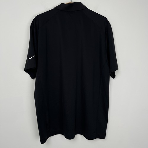 Nike Men’s Medium Golf Dri-Fit Mickey Mouse Disney Performance Polo Shirt Black - Picture 5 of 12