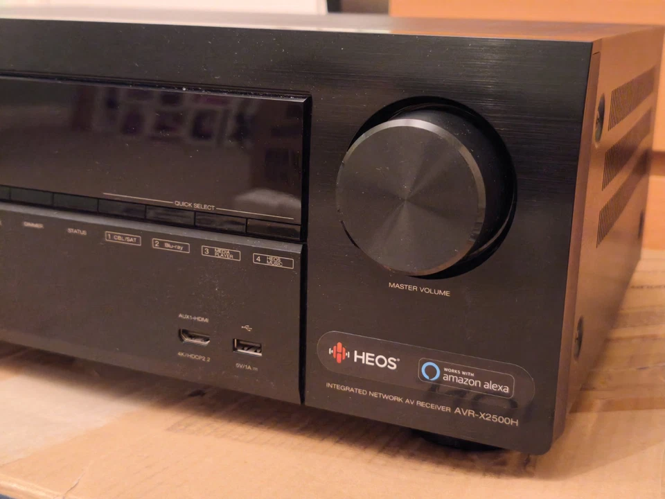 Denon AVR-X2500H 7.2ch AV Receiver 150W with 4K Bluetooth, WiFi, Dolby, 2 HDMI - Image 3 of 4