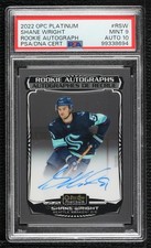 2022-23 O-Pee-Chee Platinum Rookie Auto Shane Wright #R-SW PSA 9 MINT Auto h8y