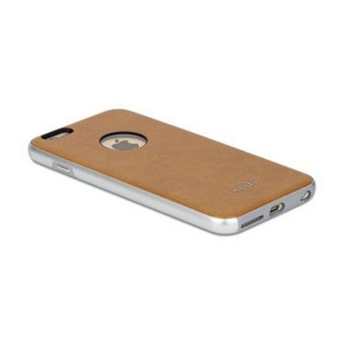Protection Premium iPhone 6S Plus Moshi iGlaze cuir beige