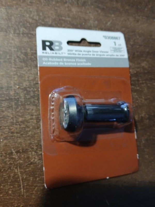 200 Degree Wide Angle Door Viewer, Oil-Rubbed Bronze, Gatehouse 0308867