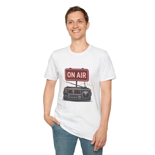 Ham Amateur Radio On Air Tshirt Unisex Softstyle T-Shirt - Picture 10 of 91