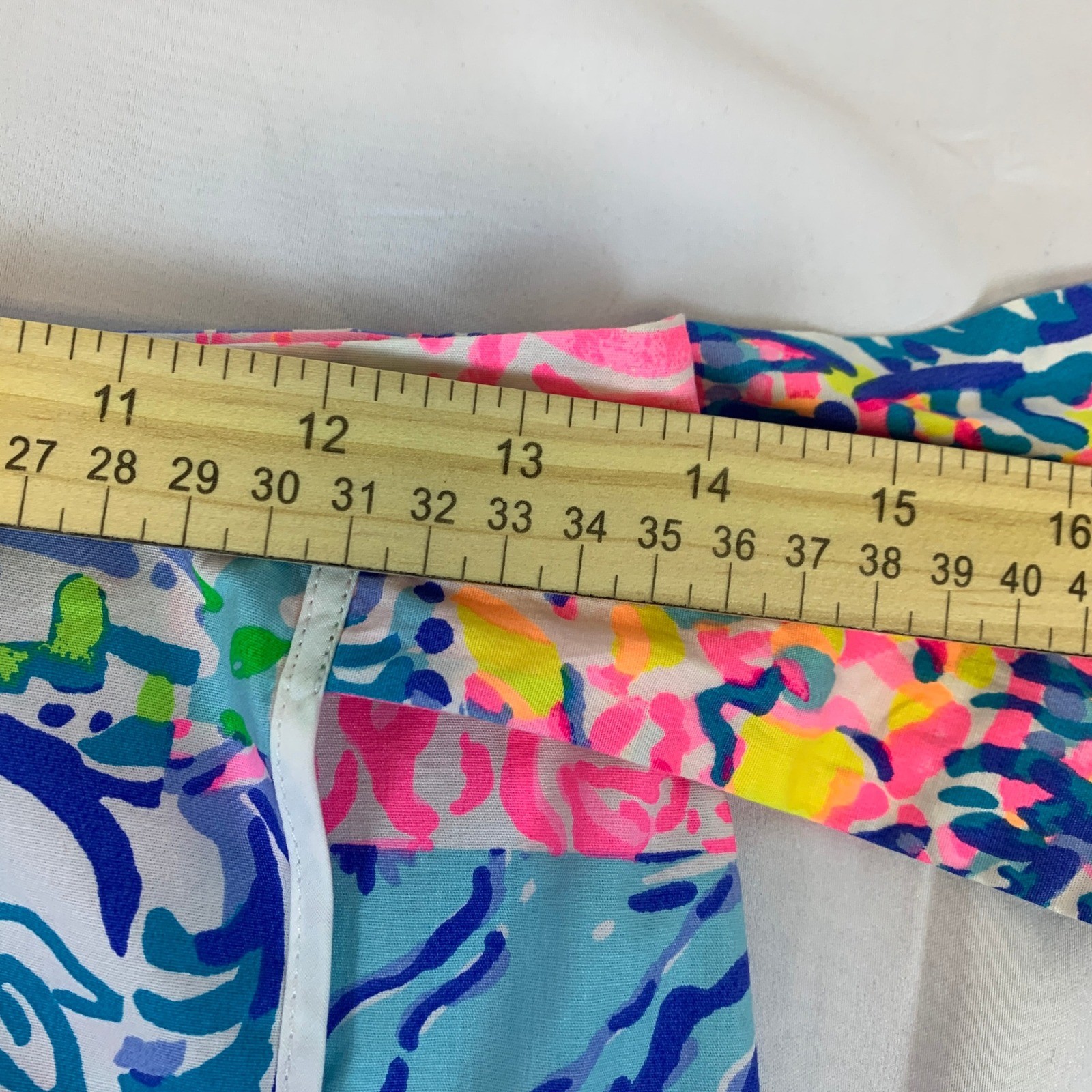 Lilly Pulitzer Patchwork Wrap Skort Multicolor Vi… - image 9
