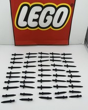 NEW Lego 50 Weapon Black Great POINTED SWORD Kingdoms Castle Knight Minifig lot
