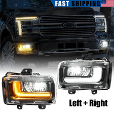 LED Bumper DRL Fog Lights For 2024 2025 2026 Ford F150 F-150 Driving Lamps Turn