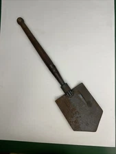 Vintage US Military Style Foldable Trench Shovel Survival Tool Army Folding
