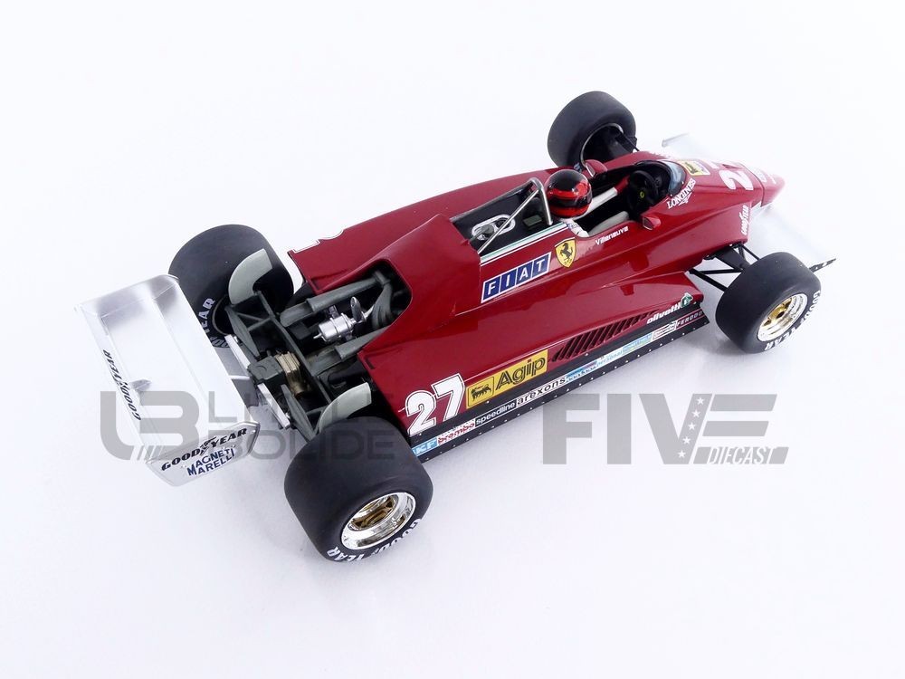 MCG 1/18 - FERRARI 126C2 - BELGIAN GP 1982 (G. VILLENEUVE