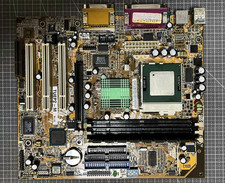 ASUS TUEP2-M Vintage Computer Motherboard 815EPT