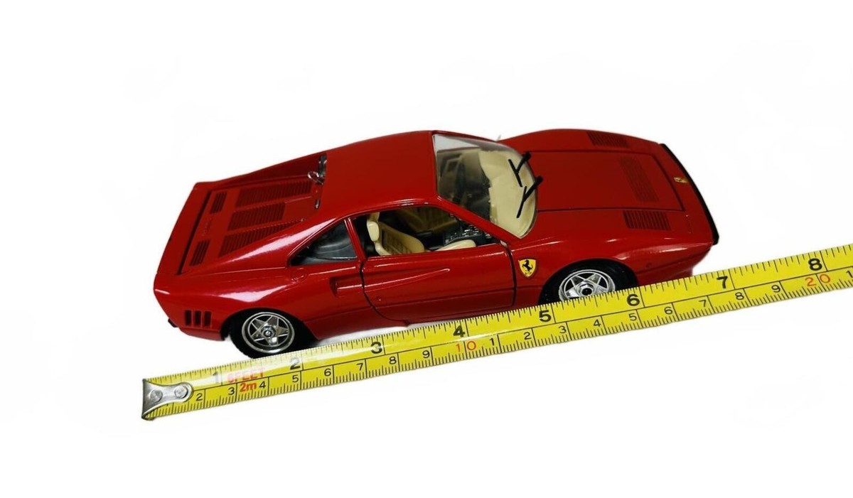 Bburago 1984 Ferrari 288 GTO Model Car Red Diecast 1:18 Scale Made