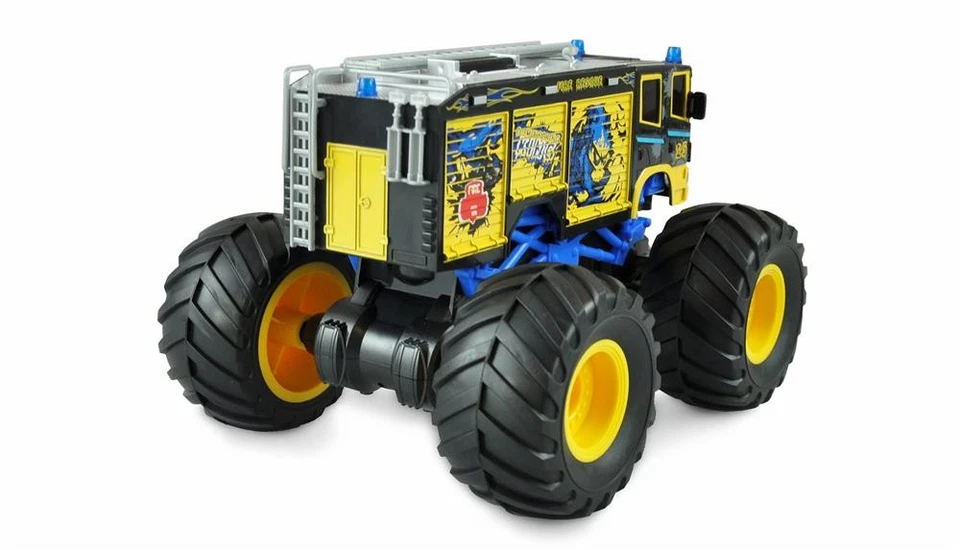 Amewi Monster Camion Dei Pompieri 1:18, RTR Blu / 22482 - Immagine 3 di 4
