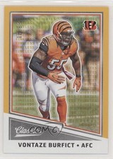 2017 Panini Classics Timeless Tributes Gold 8/99 Vontaze Burfict #47 rg2