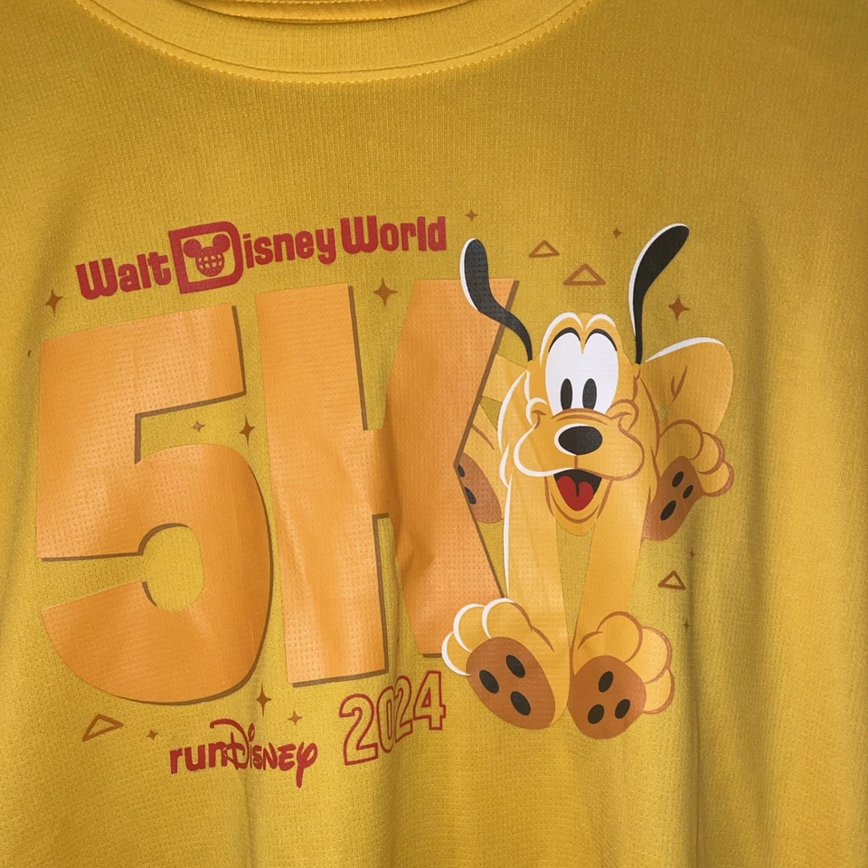 Camisa de manga larga para mujer 2024 Run Disney Marathon Weekend 5K Pluto adulto XL Foto 2 de 4