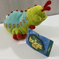 Disney A Bug's Life Heimlich caterpillar w/Tag 8" Disney Store Beanbag Plush
