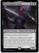 Baron Helmut Zemo 87 Marvel Super Heroes Magic the Gathering