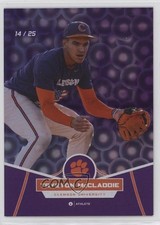 2025 Clemson University Tigers Parallel Purple 14/25 Tryston McCladdie #P-4 1by6