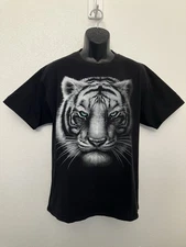 ODM White Tiger Tee Shirt Black Large 3D Print