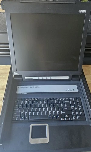 Aten Masterview Max CL1000M-C 17" Slideaway LCD Console OSD PS2 CPU