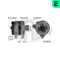 Lichtmaschine Generator Lima ERA 210427A FüR Volvo BA7 V70 Ford Mondeo 14V 4 Van
