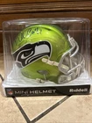 NFL Seattle Seahawks Signed Speed Mini Helmet Tristar - Tariq Woolen