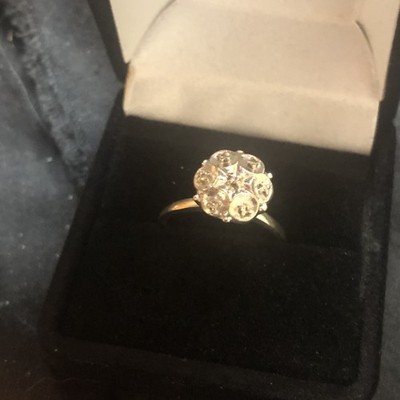 10k WG  Diamond Ring Basket