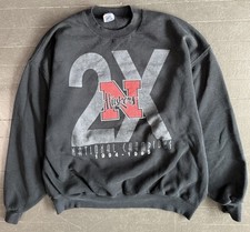 Vintage Nebraska Cornhuskers Sweatshirt Mens Large 2x National Champions USA XL