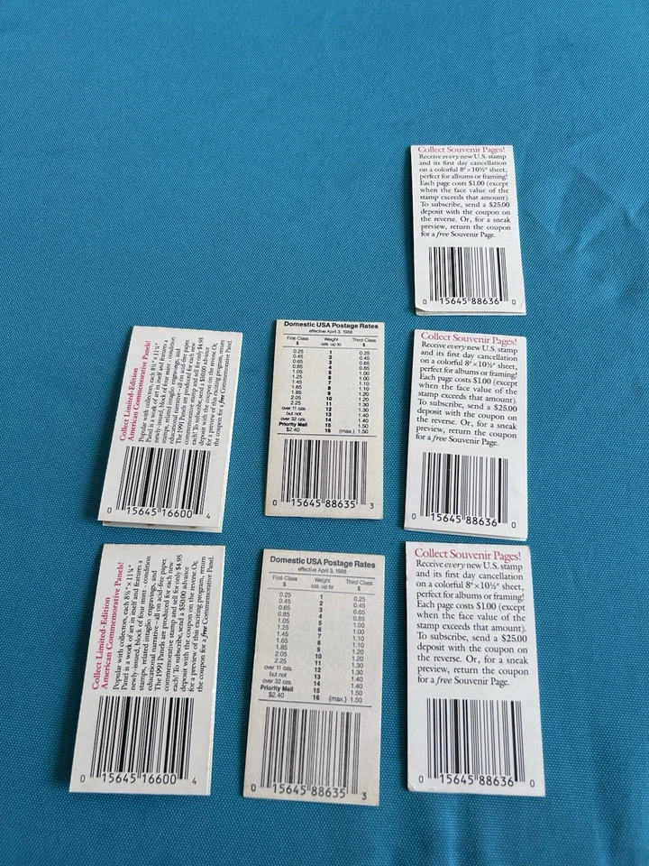 7 Bird Stamp Booklets - Image 2 of 3