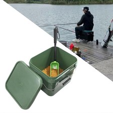 Bucket Multifunctional Green Fishing Bucket for Hiking Traveling Picnic