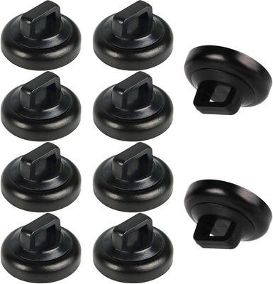 Magnet Zip Tie Mount Clips Magnetic Ties Base 10 Piece, Black 