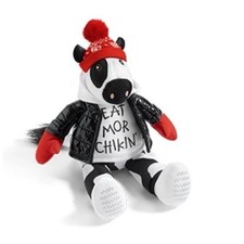 Chick-fil-A Plush Cow 2025 Winter Plush Eat Mor Chikin Puffer Jacket Beanie