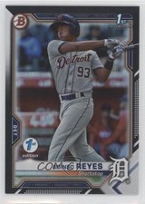2021 Bowman 1st Edition Black Foil 3/10 Adinso Reyes #BFE-21 p7m