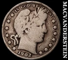 1902-S Silver Barber Half Dollar - Scarce  Better Date  No Reserve  #G9440