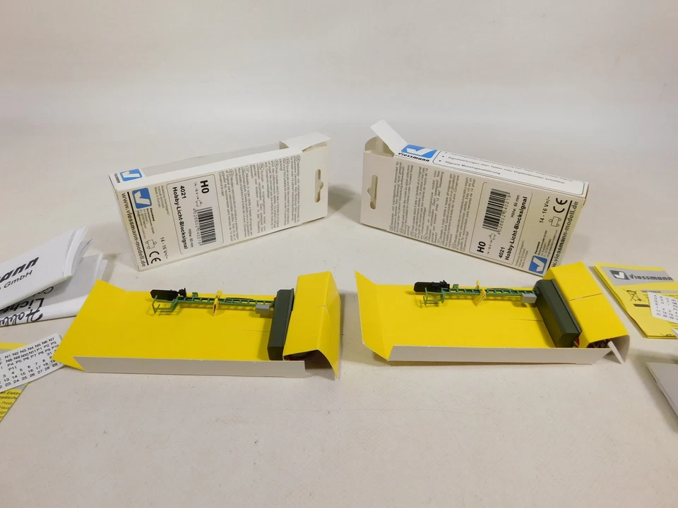 2X Viessmann H0 AC DC 4021 Hobby Light Block Signal Signal Mint Box #DV765-0.5 - Image 4 of 4