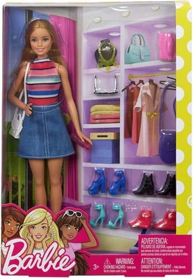 Mattel Barbie Doll 11 Fashion Dresses and Accessories Shoes and Bags