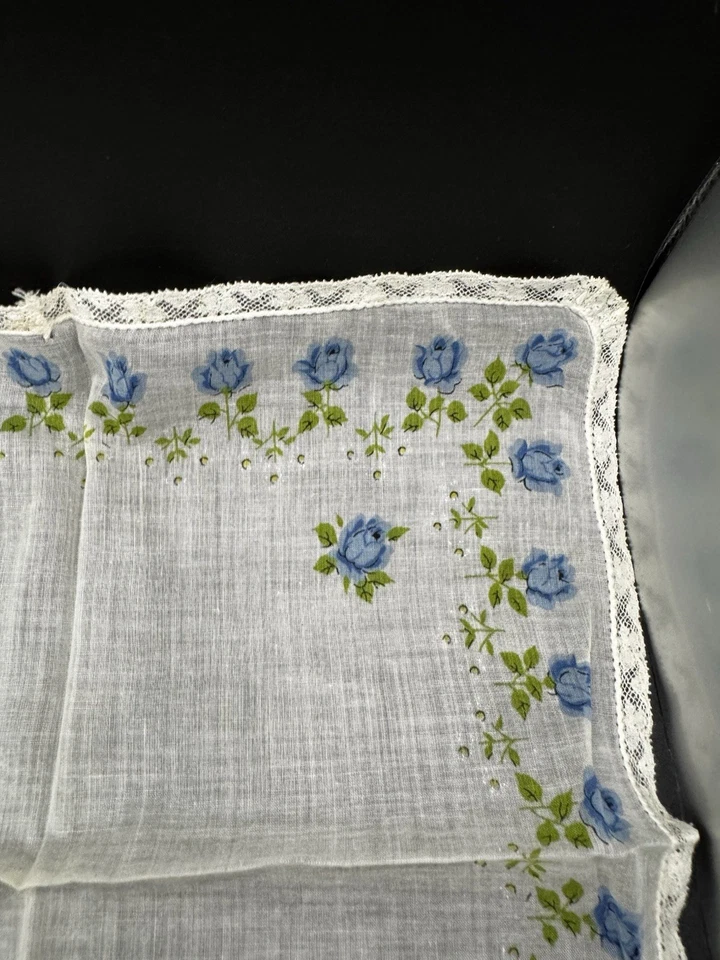 Pañuelo de feliz cumpleaños floral vintage Foto 4 de 4