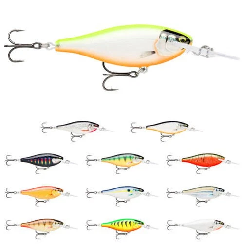 Rapala Shad Rap Elite Wobbler Appâts Artificiels Nageant Perche Sandre Brochet - Photo 1/1