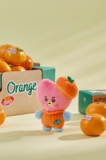 LINE FRIENDS BT21 BTS Baby Plush Toy ORANGE PARTY TATA Japan NEW