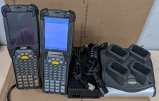  LOT OF 2  Symbol MC9090  MC92N0 Handheld Computer Barcode Scanners W/CHARGER