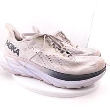 Hoka One One Shoes Mens 8.5 2E EE Clifton 8 Running Lunar Rock Nimbus Cloud LRNC