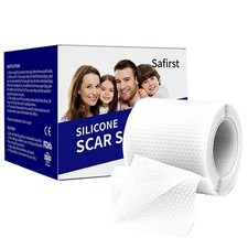 Silicone Scar Sheets 1.6"x39.4" Roll1M Scars Removal Treatment Medical Grade ...