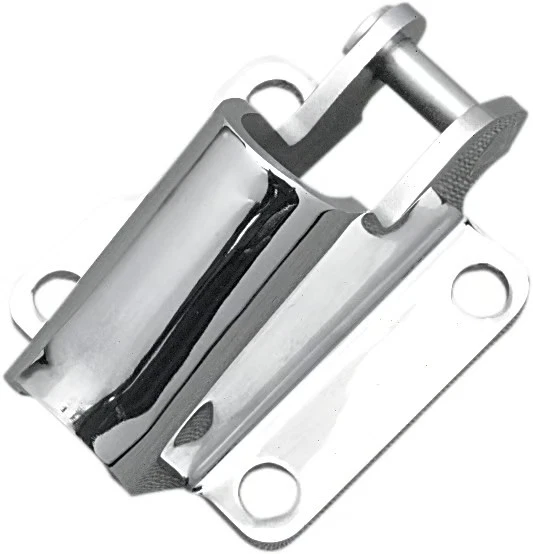 Componente de pata de cabra cromada Drag Specialties - Soporte de montaje motocicleta Foto 2 de 4