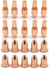 10pcs 56576 Electrode 10pcs 56811 Nozzle 45A Fit Titanium 45 Plasma Cutter