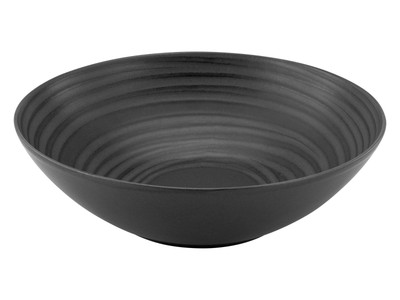 Schüssel LAVA STONE DH 24x7.20 cm schwarz